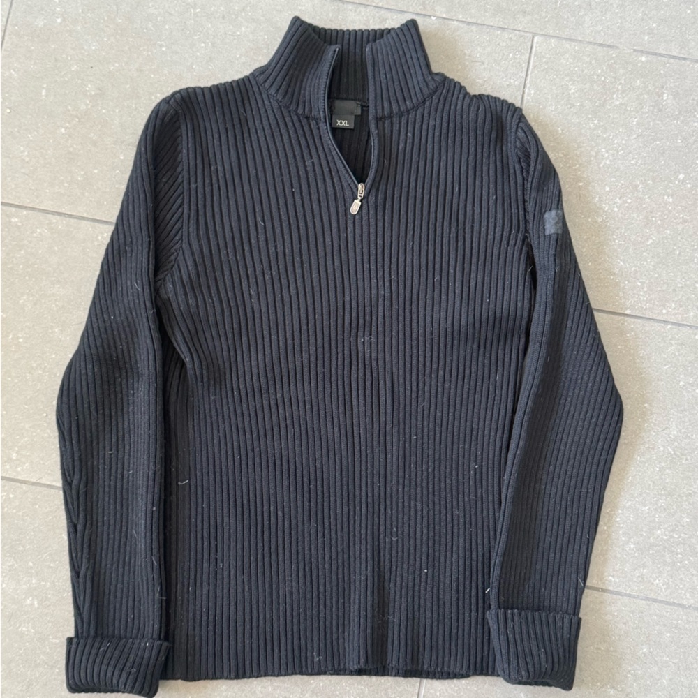 Belstaff Charcoal Ribbed Knitwear